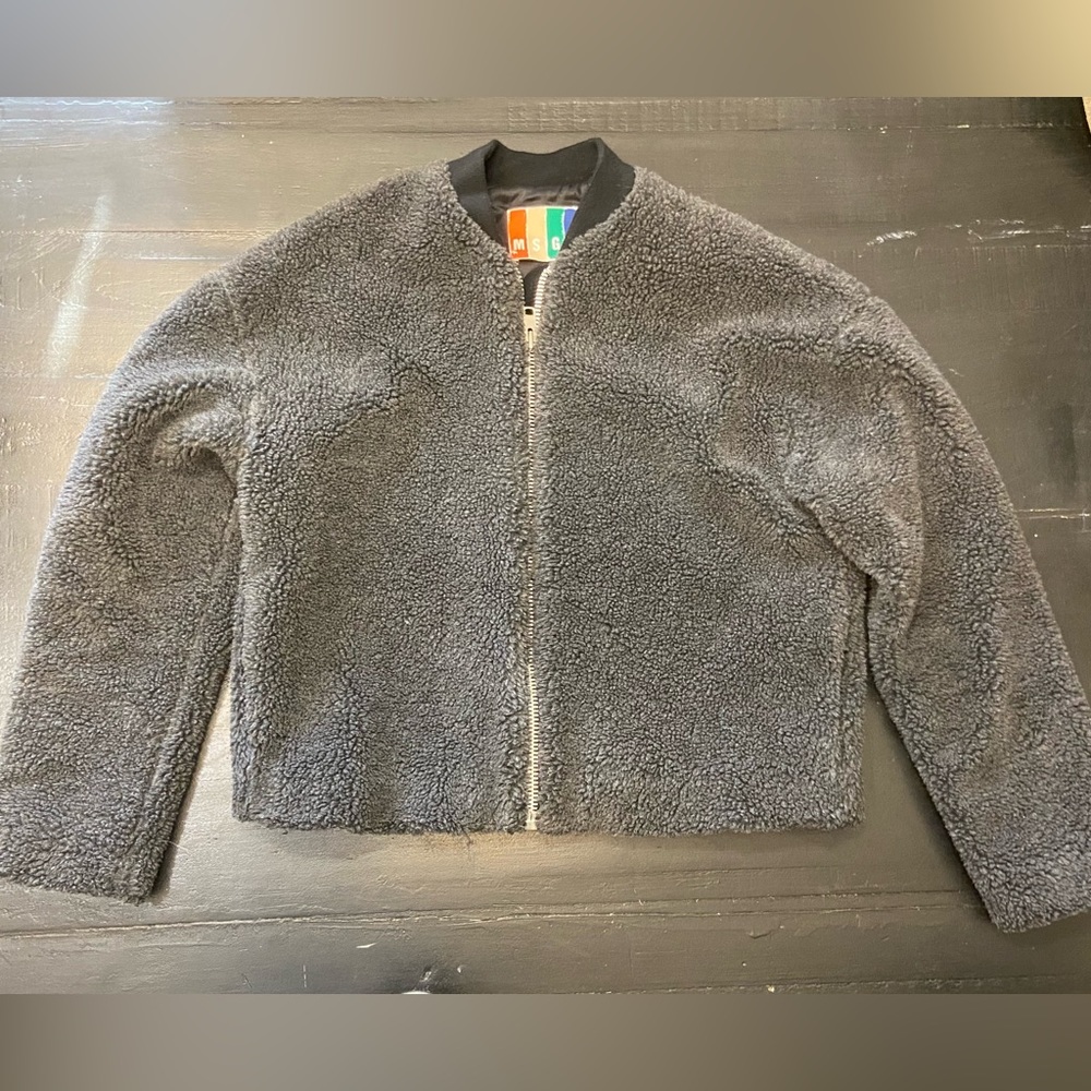 RARE MSGM FUR BOMBER JACKET